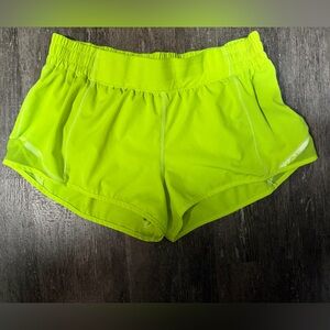 Lululemon Neon Green Women's Shorts